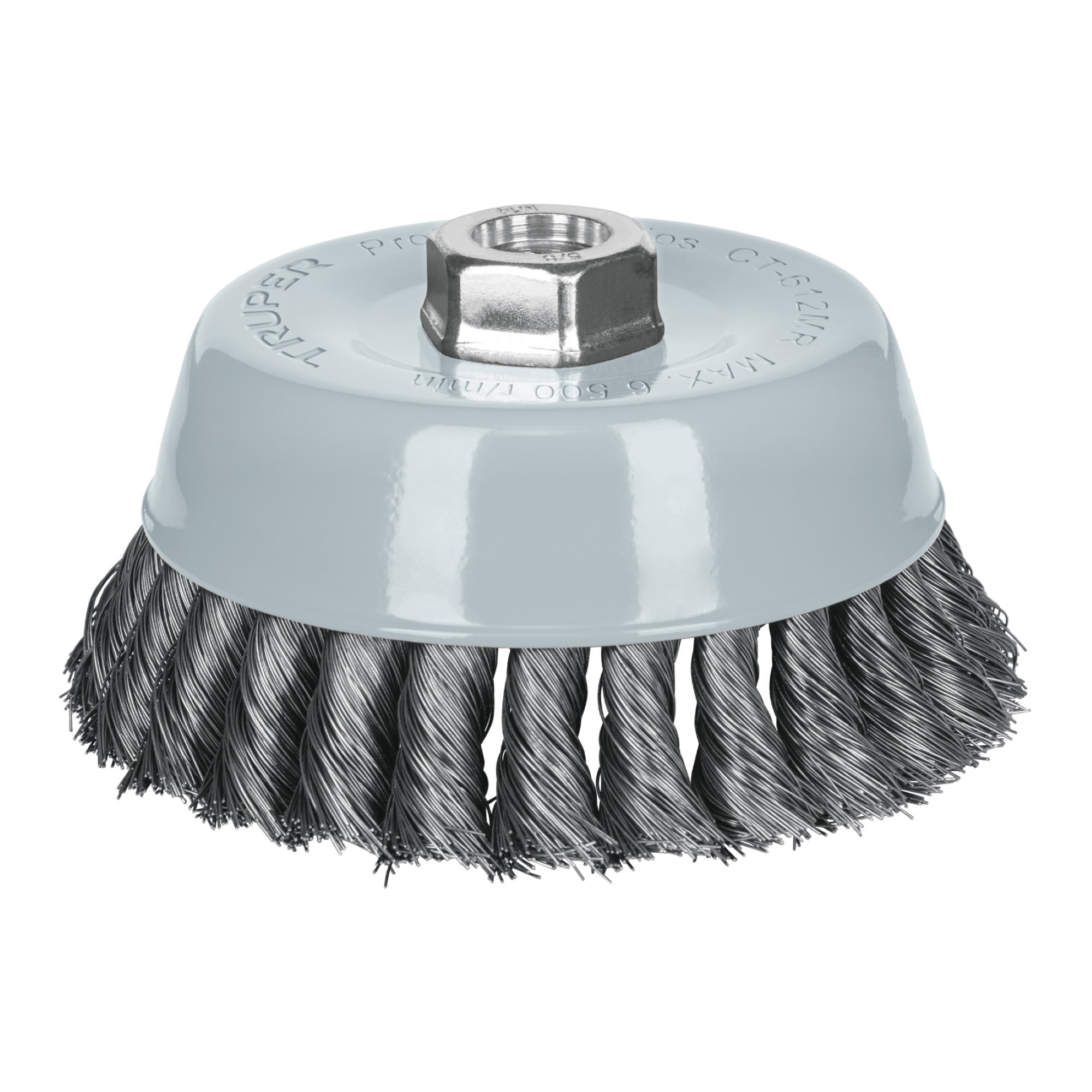 Grata Copa De 5" Alambre Trenzado Fino